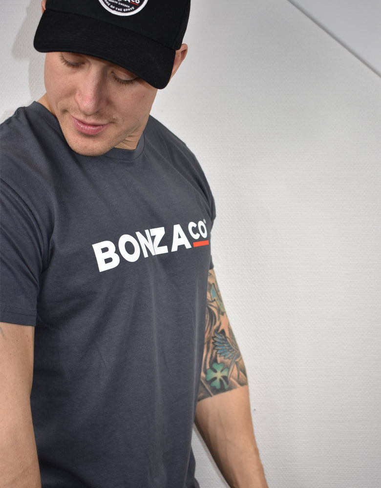 Bonza Co. T-shirt mörkgrå